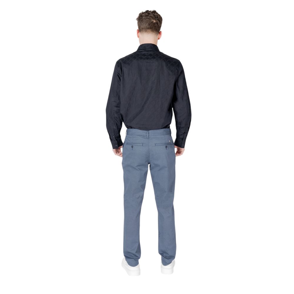 Pantalon skinny en coton bleu Armani Exchange
