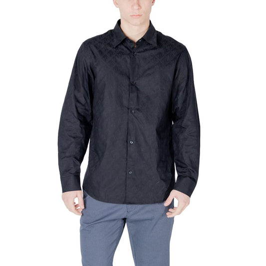 Chemise en coton bleu Armani Exchange