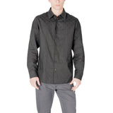 Chemise en coton noir Armani Exchange