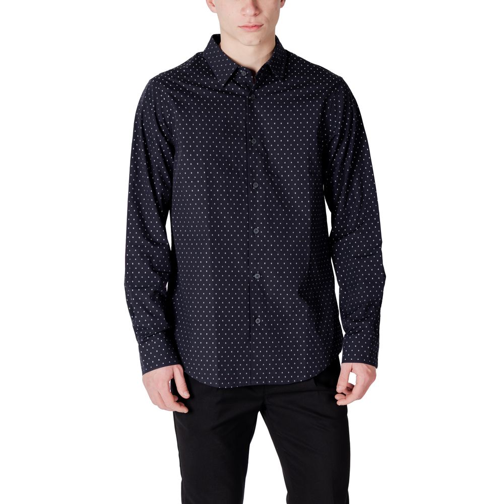 Chemise en coton bleu Armani Exchange