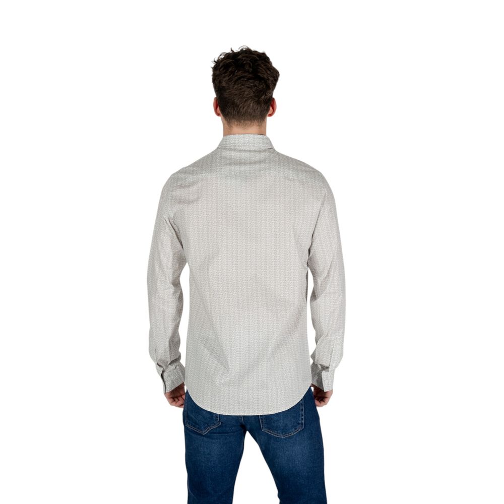 Chemise en coton crème Armani Exchange