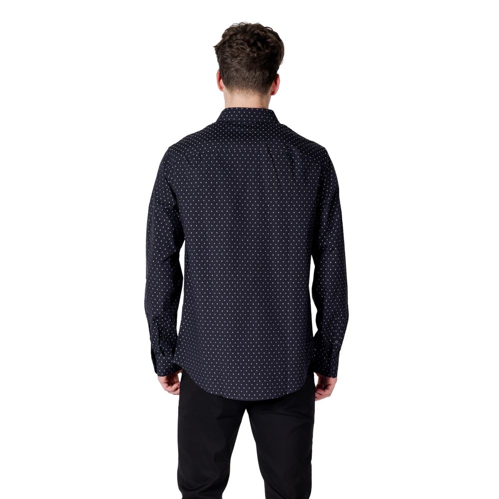 Chemise en coton bleu Armani Exchange