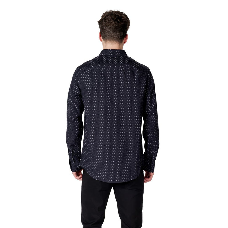 Armani Exchange Blue Cotton Shirt