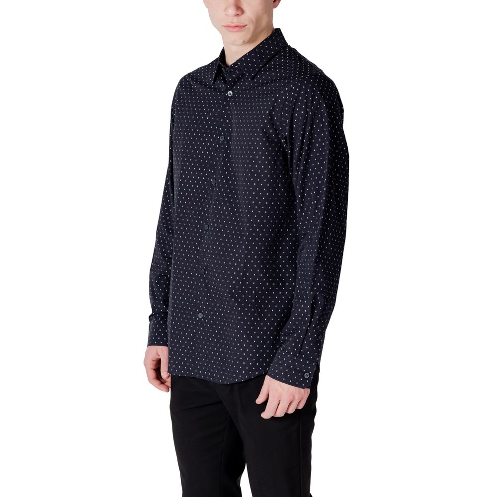 Chemise en coton bleu Armani Exchange