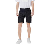 Short Bermuda en coton noir Hugo Boss