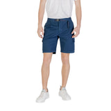 Short Bermuda en coton bleu Hugo Boss