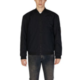Vestes et manteaux en polyamide noir Hugo Boss