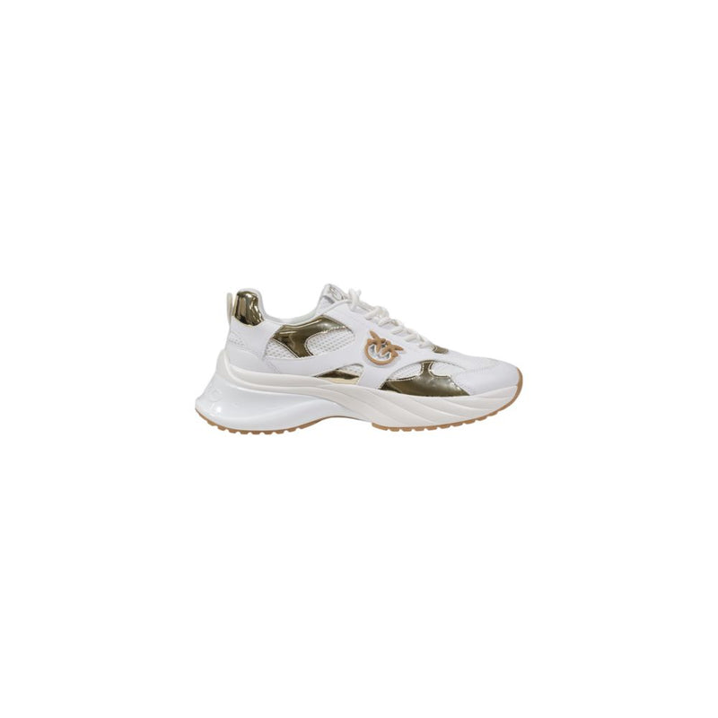 PINKO ARIEL 15 Sneakers en Cuir Blanc pour Femmes