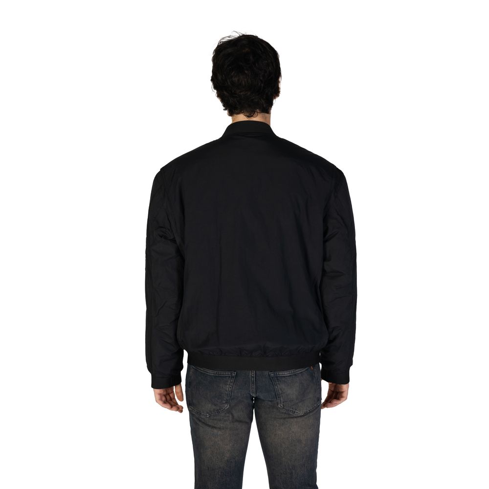 Vestes et manteaux en polyamide noir Hugo Boss