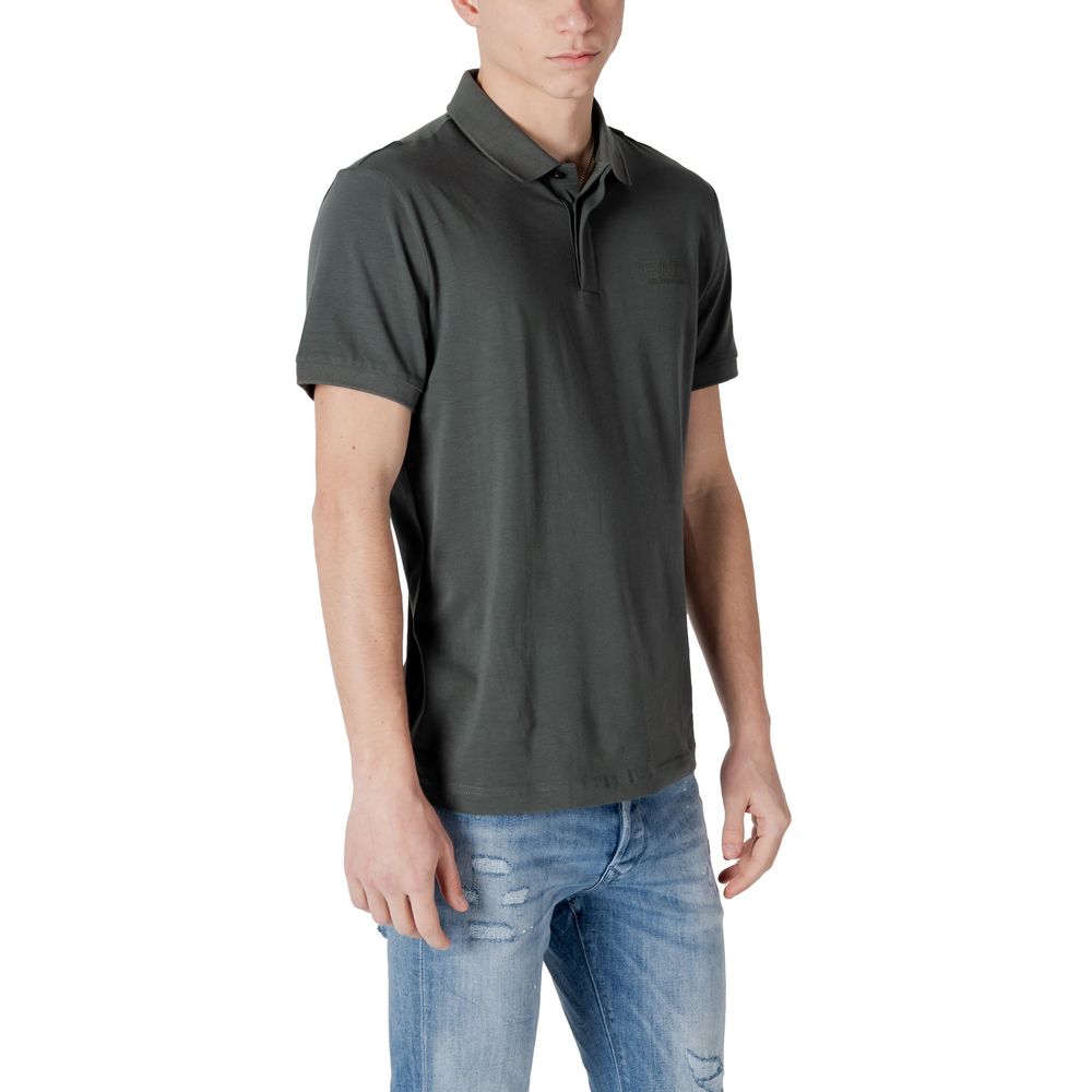 Polo EA7 Emporio Armani Vert en Coton pour Homme