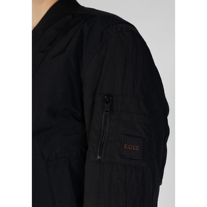 Vestes et manteaux en polyamide noir Hugo Boss