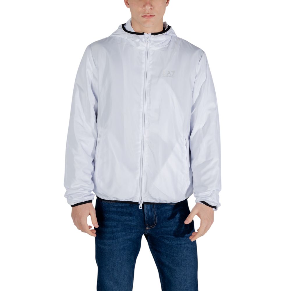 EA7 Emporio Armani 8NPB22 PNGRZ Veste en Polyester Blanche