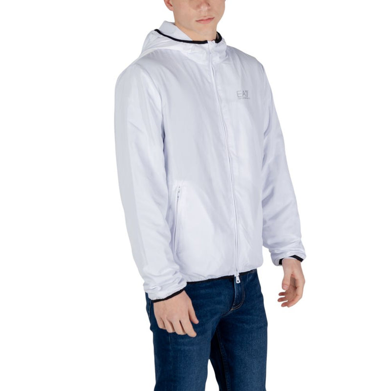 EA7 Emporio Armani Witte Polyester Jassen &amp; Mantels