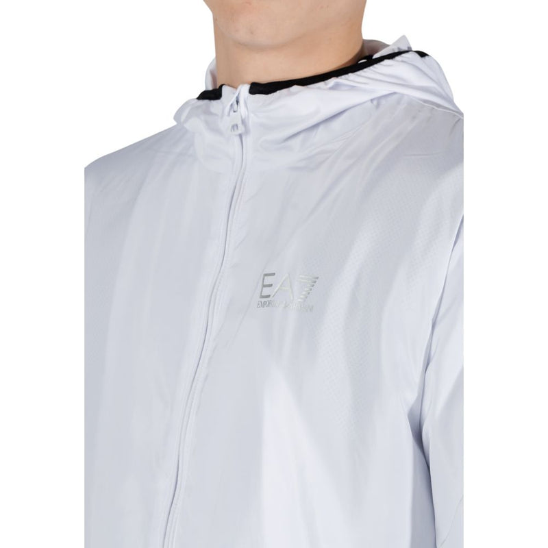 EA7 Emporio Armani Witte Polyester Jassen &amp; Mantels