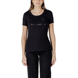 T-shirt EA7 Emporio Armani Femme Noir en Coton