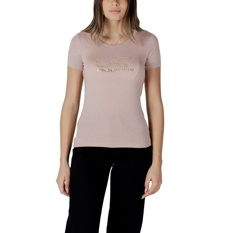 EA7 Emporio Armani T-Shirt Modal Rose 8NTT67 TJDQZ