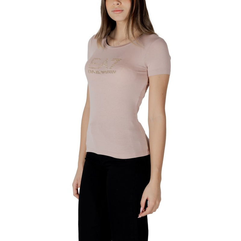 EA7 Emporio Armani T-Shirt Modal Rose 8NTT67 TJDQZ