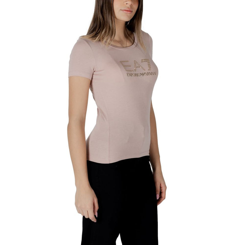 EA7 Emporio Armani T-Shirt Modal Rose 8NTT67 TJDQZ