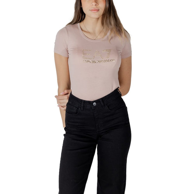 EA7 Emporio Armani T-Shirt Modal Rose 8NTT67 TJDQZ