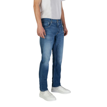 Replay Slim Fit Jeans van Blauw Katoen