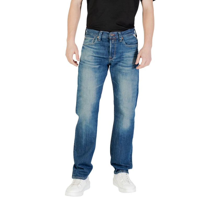 Replay M1039R.000.814 836 Jeans Relaxed Fit en Coton Bleu