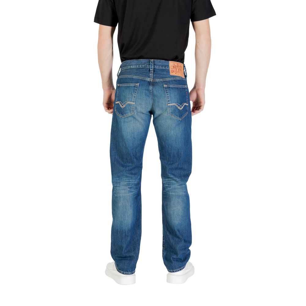Replay M1039R.000.814 836 Jeans Relaxed Fit en Coton Bleu