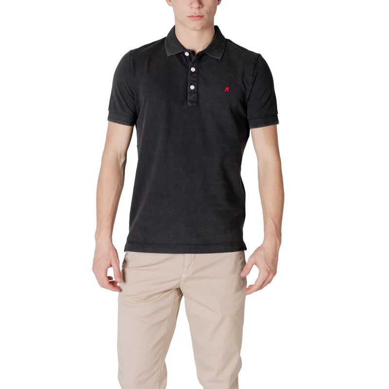 Polo Shirt Replay M3011.000.22696M Noir en Coton pour Homme