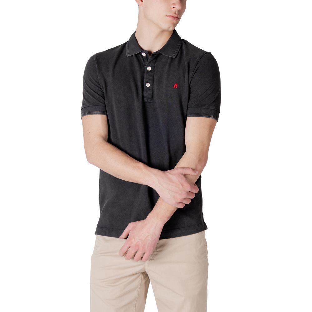Polo Shirt Replay M3011.000.22696M Noir en Coton pour Homme