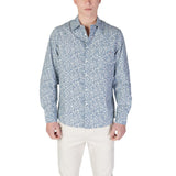 Replay M4148.000.75020 Chemise en Coton Bleu Clair pour Homme