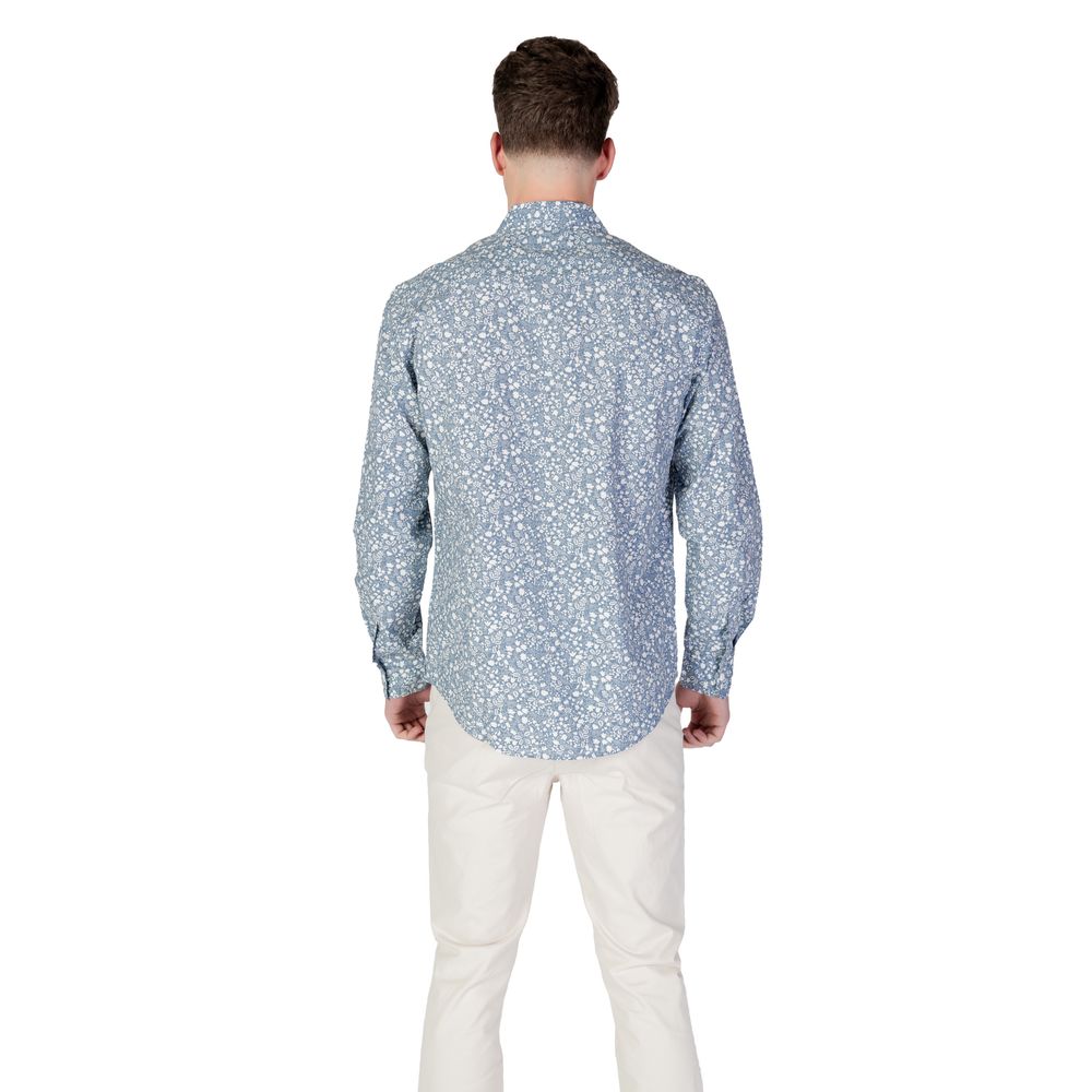 Replay M4148.000.75020 Chemise en Coton Bleu Clair pour Homme