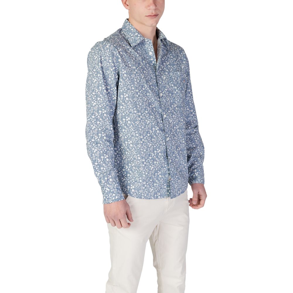 Replay M4148.000.75020 Chemise en Coton Bleu Clair pour Homme