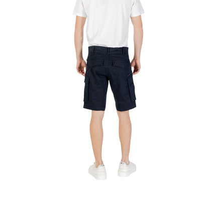 Short Bermuda en coton bleu Replay
