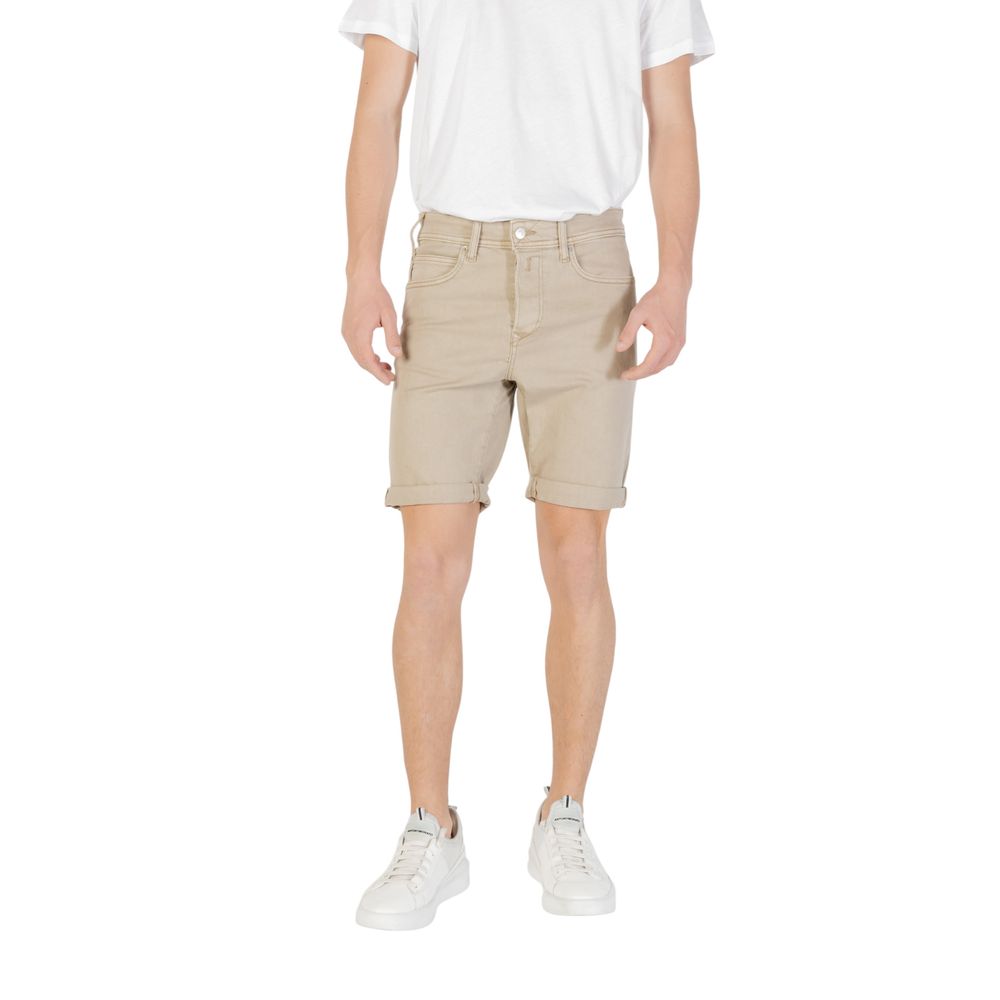 Replay Green Cotton Bermuda - Confort et Style pour l'Été