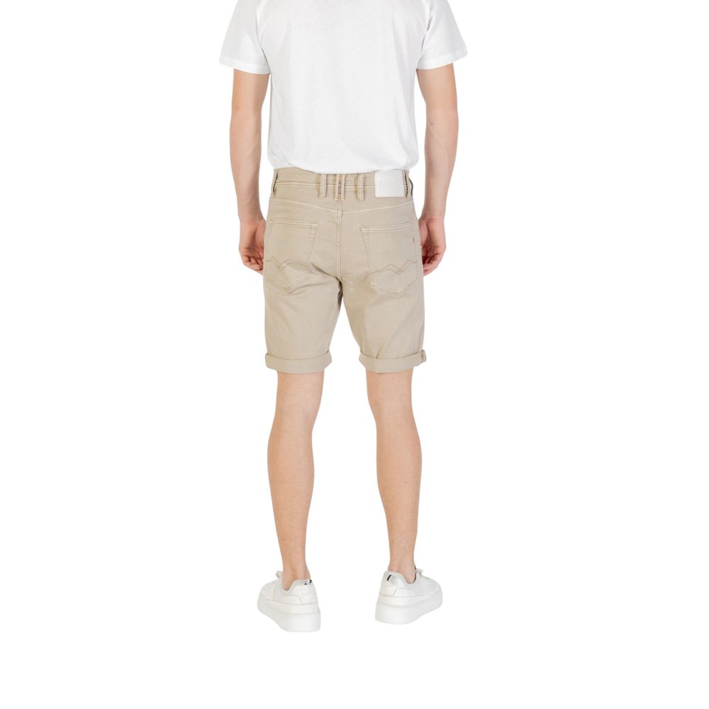 Replay Green Cotton Bermuda - Confort et Style pour l'Été