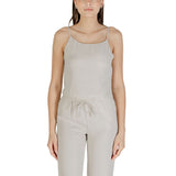 Only Beige Onlthalia Life Strap Singlet en Polyester Recyclé