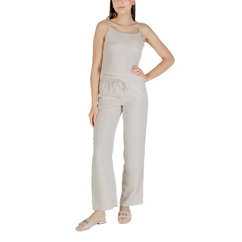 Only Beige Onlthalia Life Strap Singlet en Polyester Recyclé