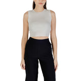 Jacqueline De Yong Jdycirkeline Top Cropped Blanc en Viscose