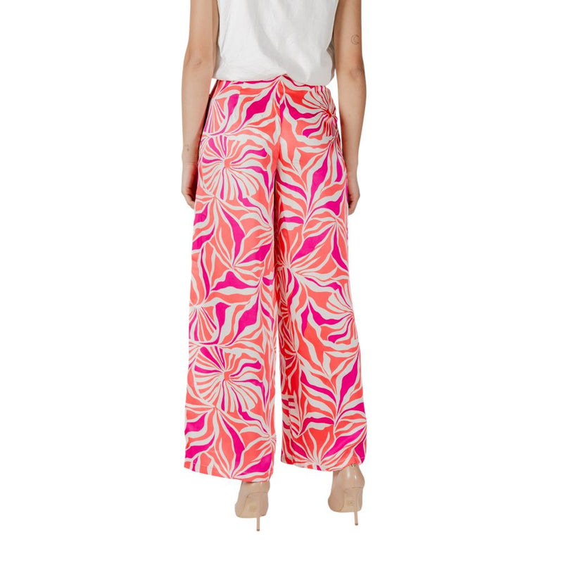 Only Multicolor Recycled Polyester Onlpaula Loose Pant