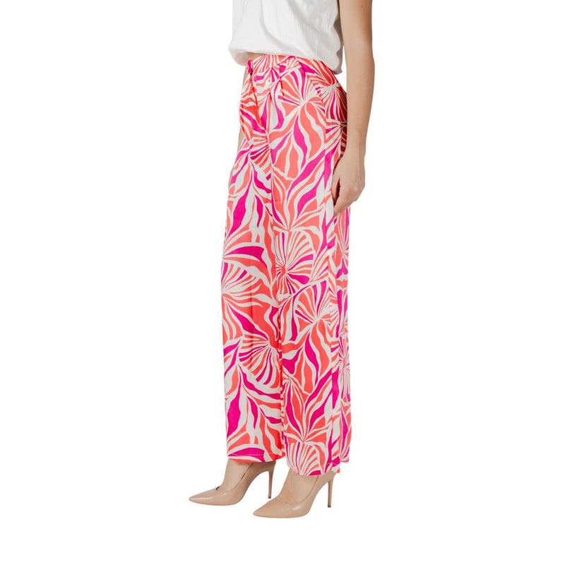 Only Multicolor Recycled Polyester Onlpaula Loose Pant