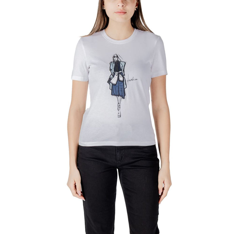 Only White Organic Cotton T-Shirt - Onlemma Life Reg S/S Lady Top