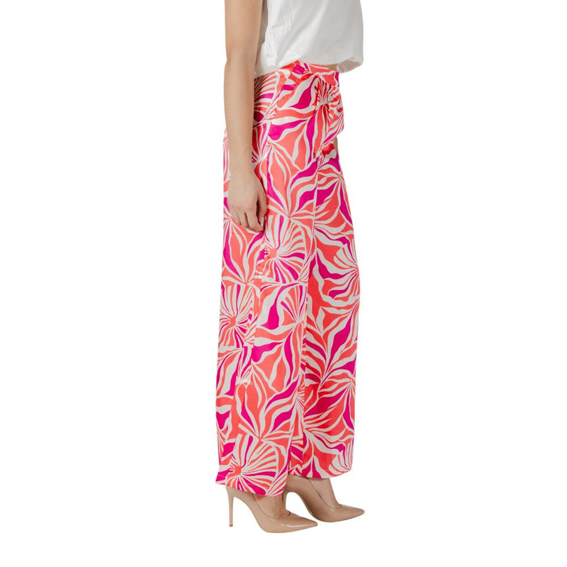 Only Multicolor Recycled Polyester Onlpaula Loose Pant