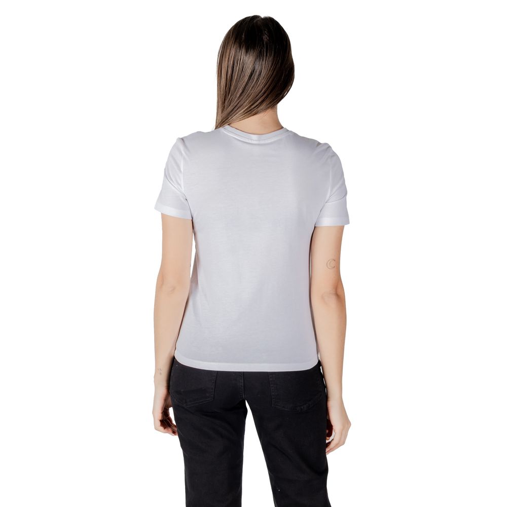 Only White Organic Cotton T-Shirt - Onlemma Life Reg S/S Lady Top