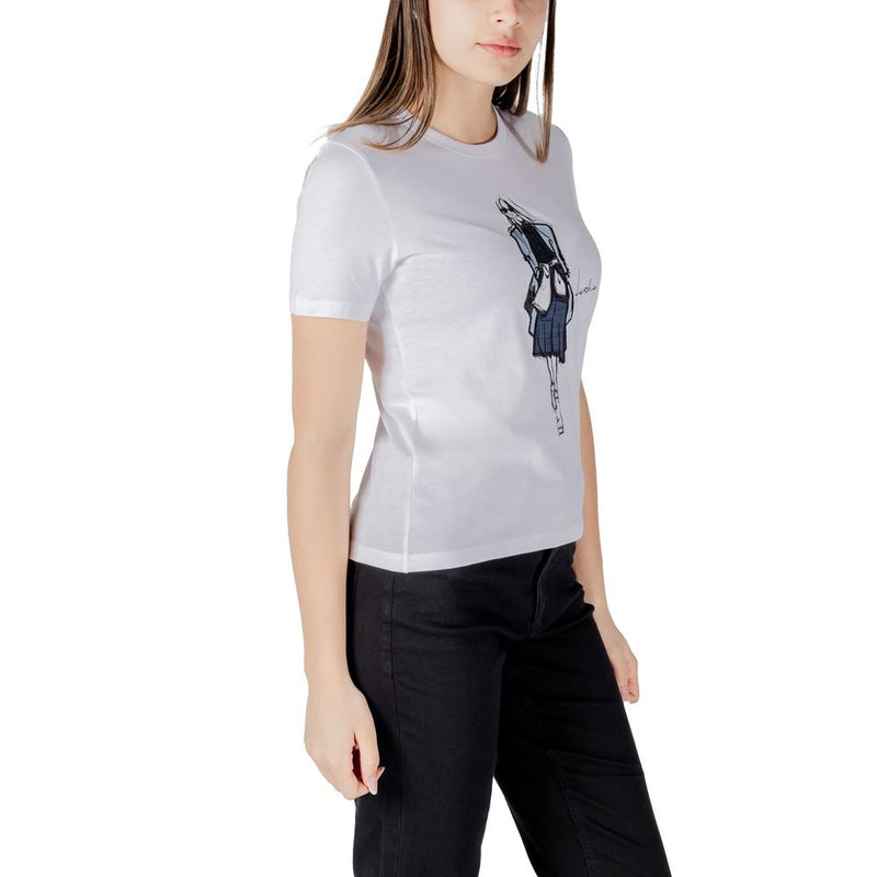 Only White Organic Cotton T-Shirt - Onlemma Life Reg S/S Lady Top