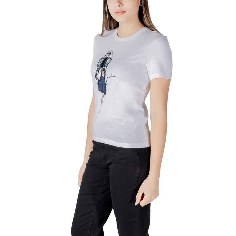 Only White Organic Cotton T-Shirt - Onlemma Life Reg S/S Lady Top