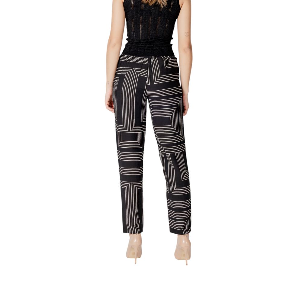 Pantalon Palazzo Noir en Viscose Jacqueline De Yong
