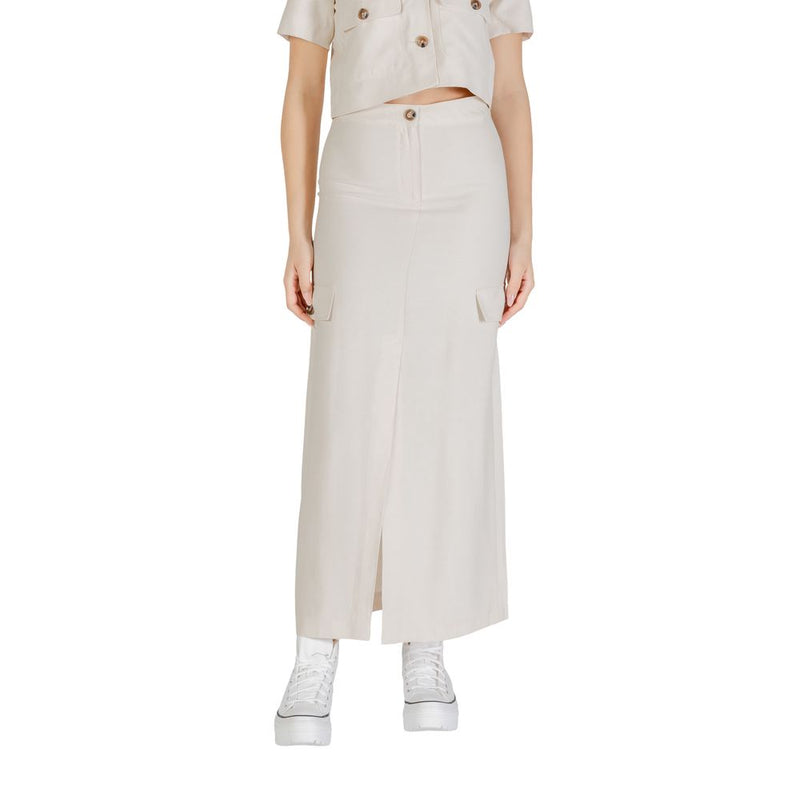 Jacqueline De Yong JDYLuna Bicolor Viscose Maxi Skirt