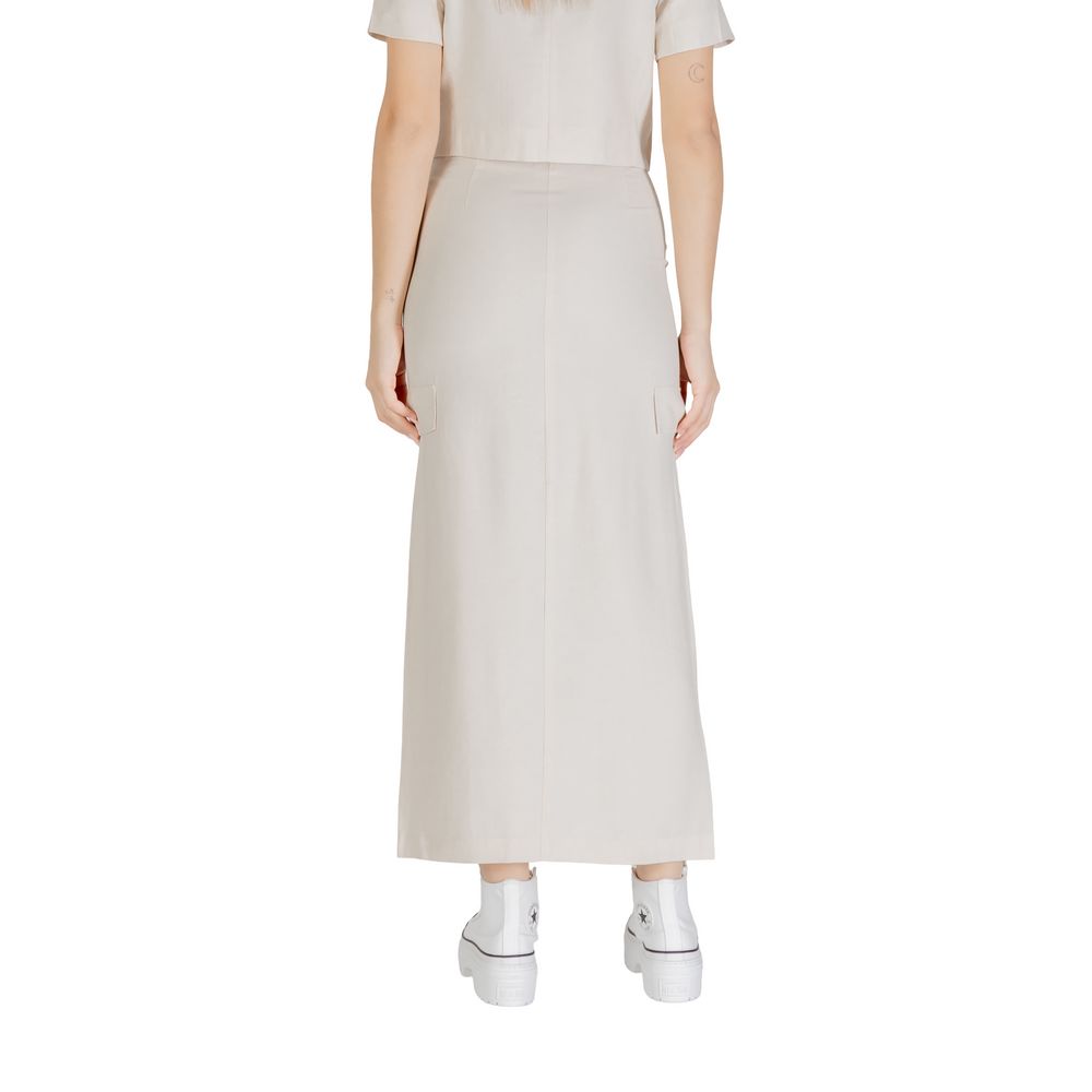 Jacqueline De Yong JDYLuna Bicolor Viscose Maxi Skirt
