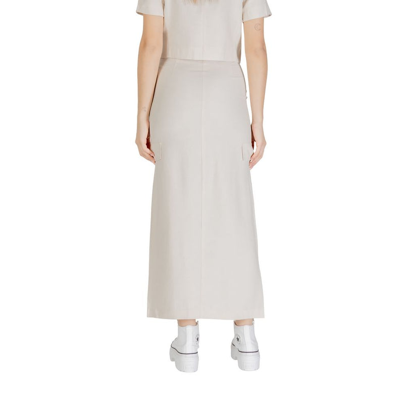 Jacqueline De Yong JDYLuna Bicolor Viscose Maxi Skirt