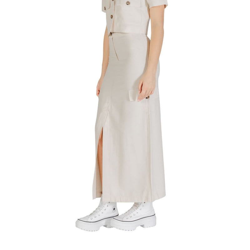 Jacqueline De Yong JDYLuna Bicolor Viscose Maxi Skirt