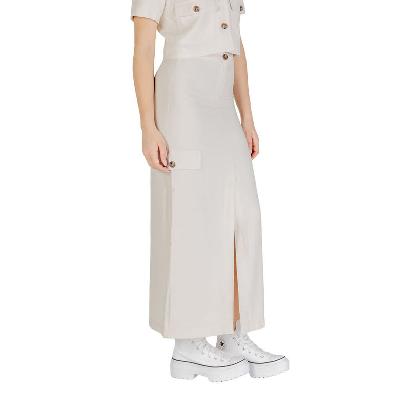 Jacqueline De Yong JDYLuna Bicolor Viscose Maxi Skirt